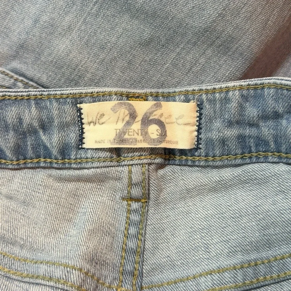 Free People We The‎ Free Bootcut Mid Rise Jeans Size 26 Cropped Ankle Denim